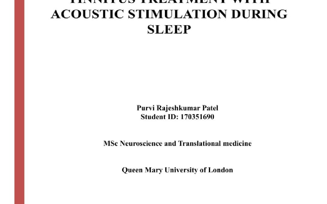 Prognosis and variability in tinnitus treatment with acoustic stimulation during sleep
