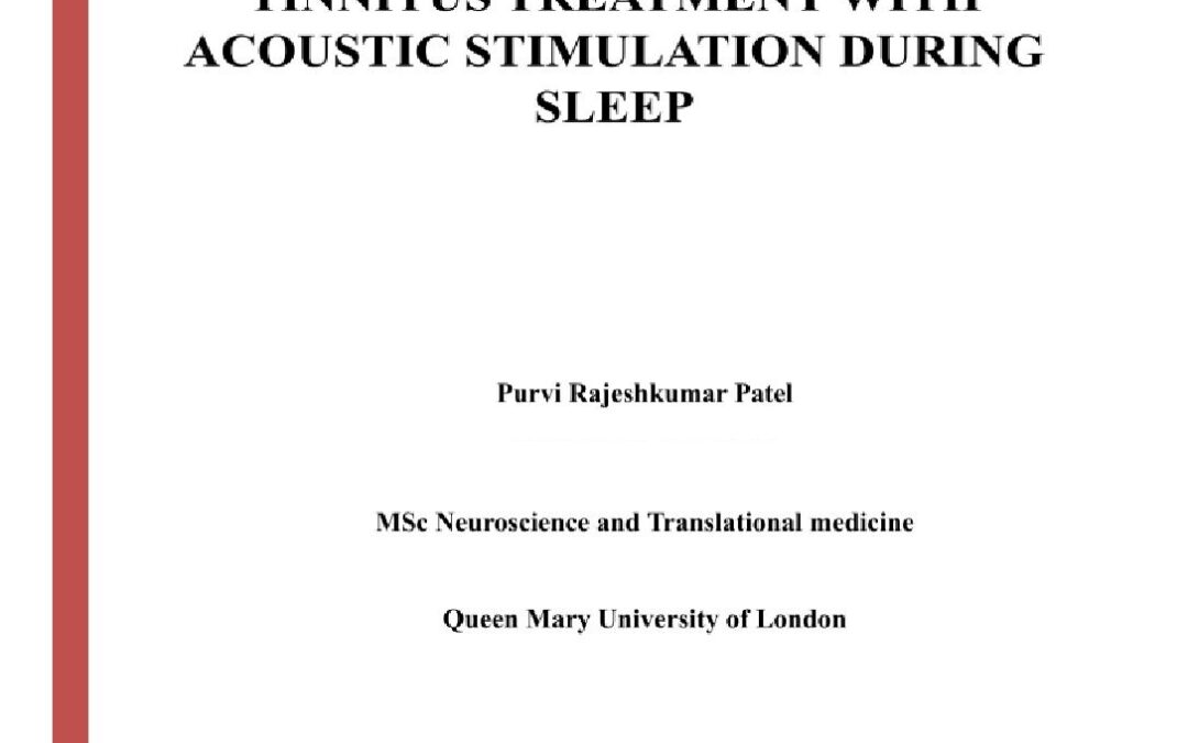 Prognosis and&nbsp;variability in&nbsp;tinnitus treatment with&nbsp;acoustic stimulation during&nbsp;sleep